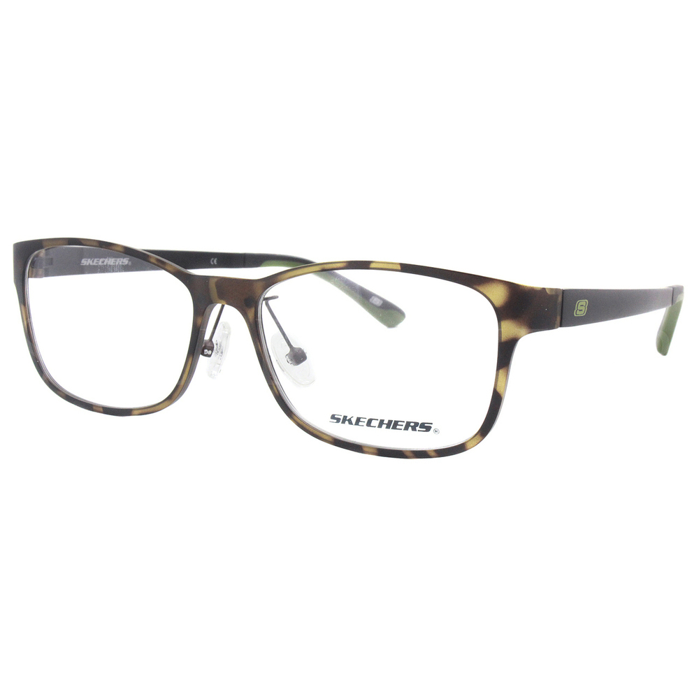 NWT SKECHERS SE3152 055 53 L82 Dark Olive / Clear Eyeglasses